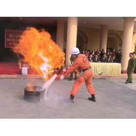 Bình chữa cháy dạng khí tại Hoàng Mai- chữa cháy hiệu quả